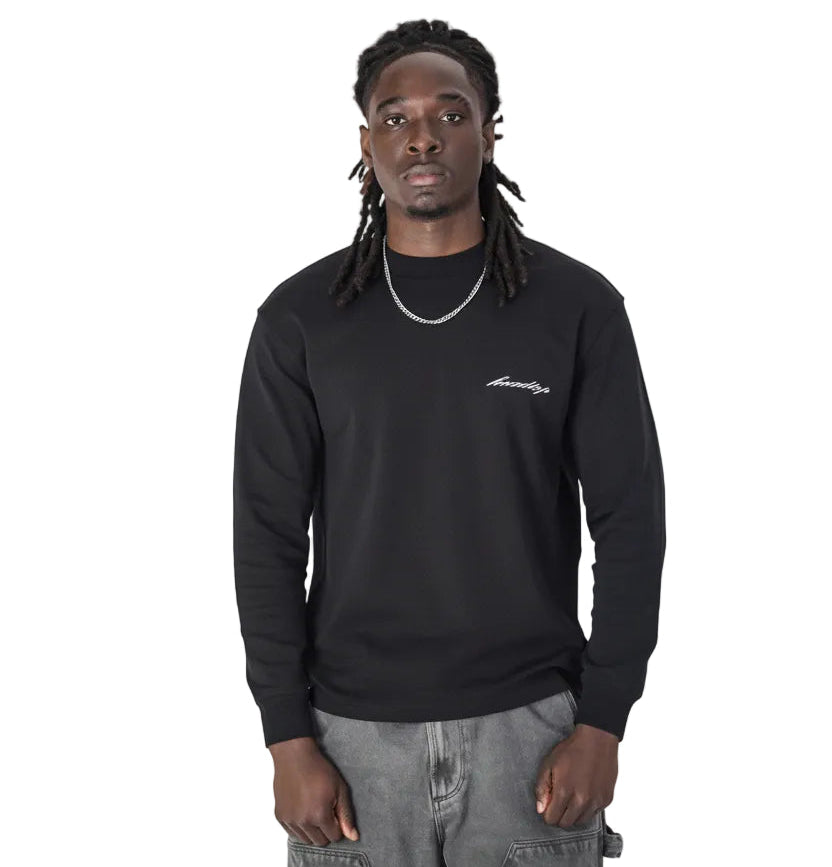Nigeria "Na Top We Dey" long sleeve black
