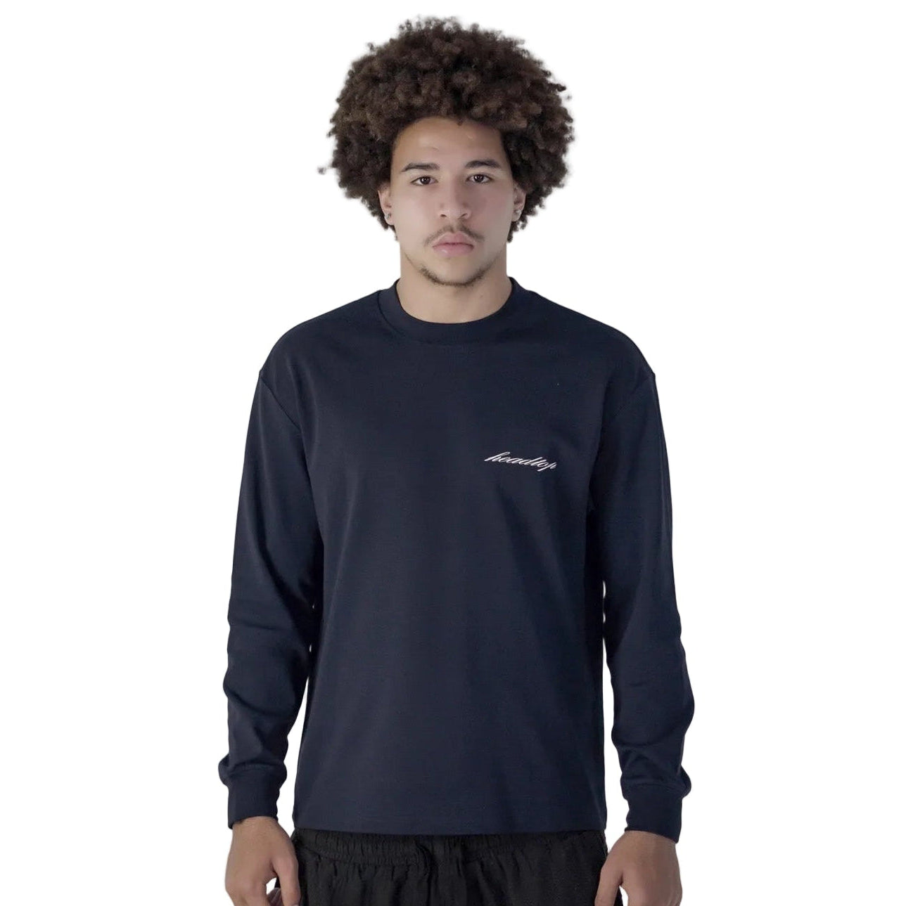 Nigeria "Na Top We Dey" Long sleeve Navy blue