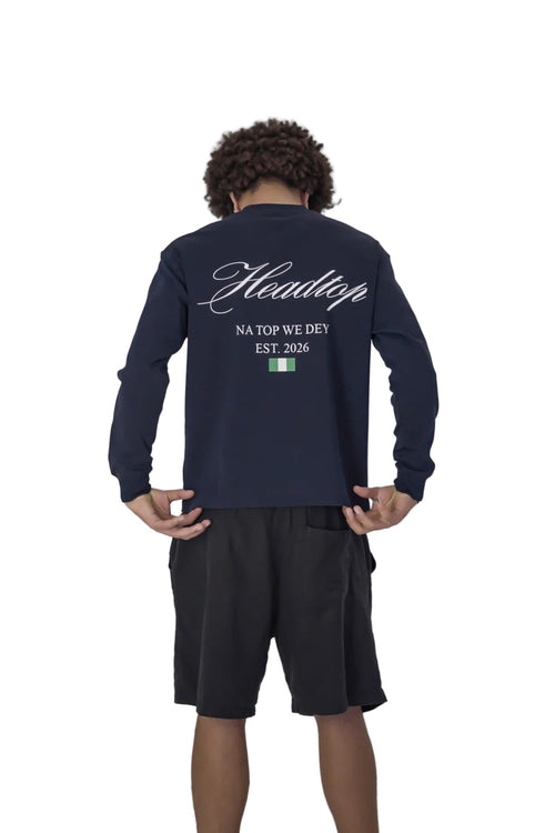 Nigerian “Na Top We Dey” Long-Sleeve T-Shirt
